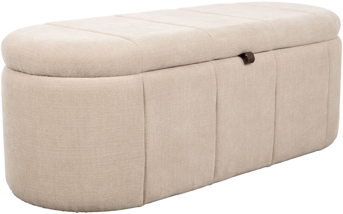 Zuiver Puffy Opbergbank Beige L