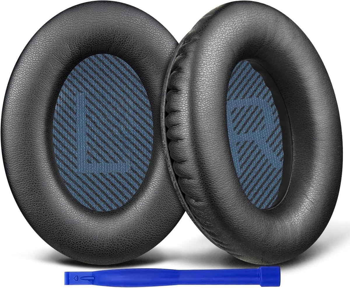 Vervangende oorkussens voor over-ear koptelefoons, zachte proteïne leer en hoogwaardig schuim voor optimaal comfort