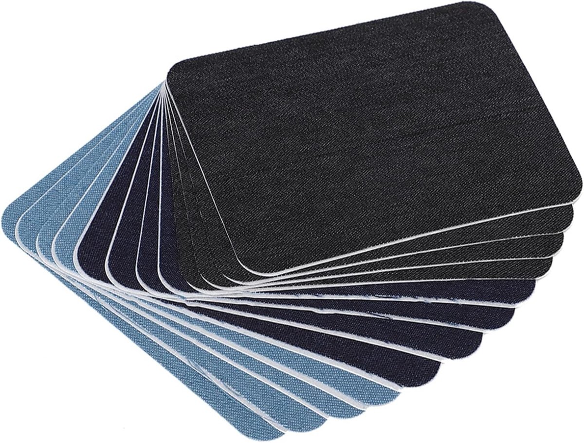 Set van 12 Zelfklevende Kledingpatches voor Sweater, Shirt en Elleboog - Ideaal voor Reparatie en Decoratie