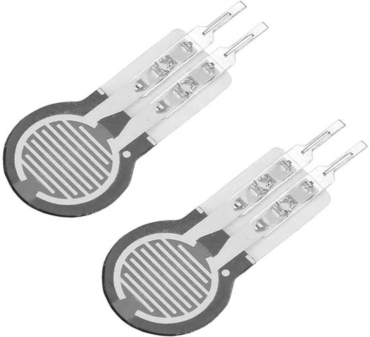 Druksensor - Gewichtssensor - Dunne laagdruksensor - 2 stuks - 20 G ~ 2 kg - Zeer nauwkeurig weerstandstype - Dunne laag krachtsensor - Geschikt voor - Kleur of model