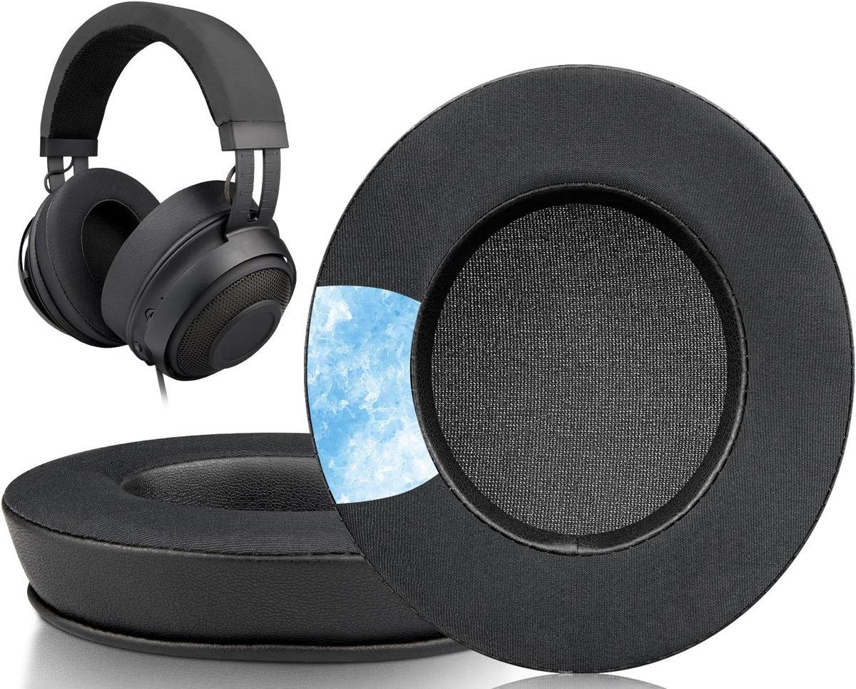 Koelgel Oorkussens voor Gaming Headsets - Vervangende Earpads voor Razer Kraken, Nari en Blackshark V2 X - Comfort en Ademend Vermogen
