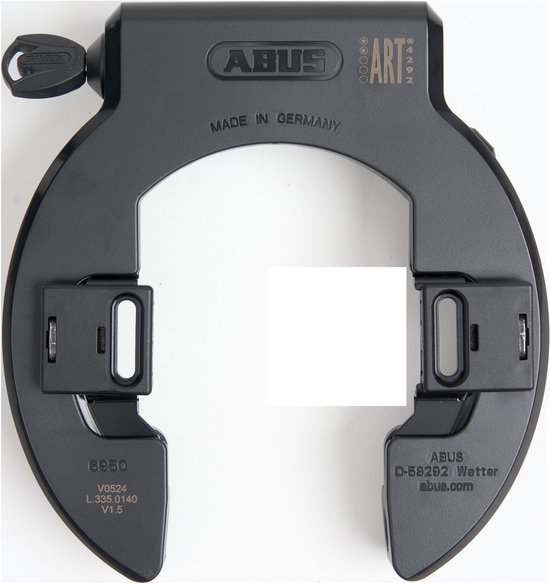 Fietsslot ABUS Ringslot - Granit XPlus™ 6950 AM R (hangverpakking) - Security level 10 - ART 2 - Geschikt voor elektrische fietsen en stadsfietsen — afbeelding 3