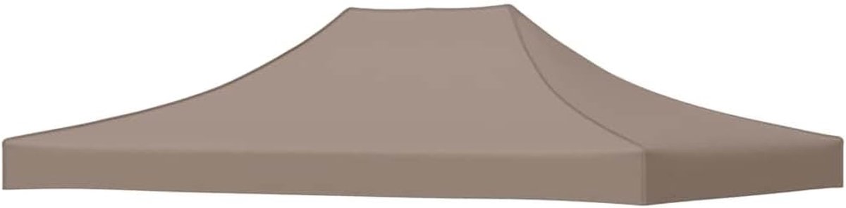 Partytentdak - Tentdak Paviljoen - Buiten Beschermen - UV- en Waterbestendig - 410 x 280 cm - Taupe