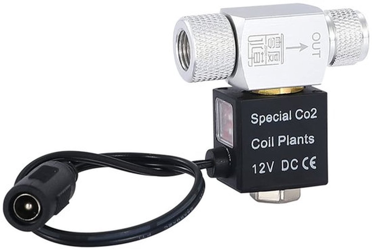 DC 12V solenoidklep voor aquarium en planten, eenvoudig te installeren en duurzaam voor nauwkeurige CO2-regeling in uw water- en tuinomgeving