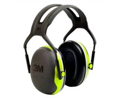 3M Peltor X4 - gehoorbeschermer - SNR 33 dB - zwart met neon groen