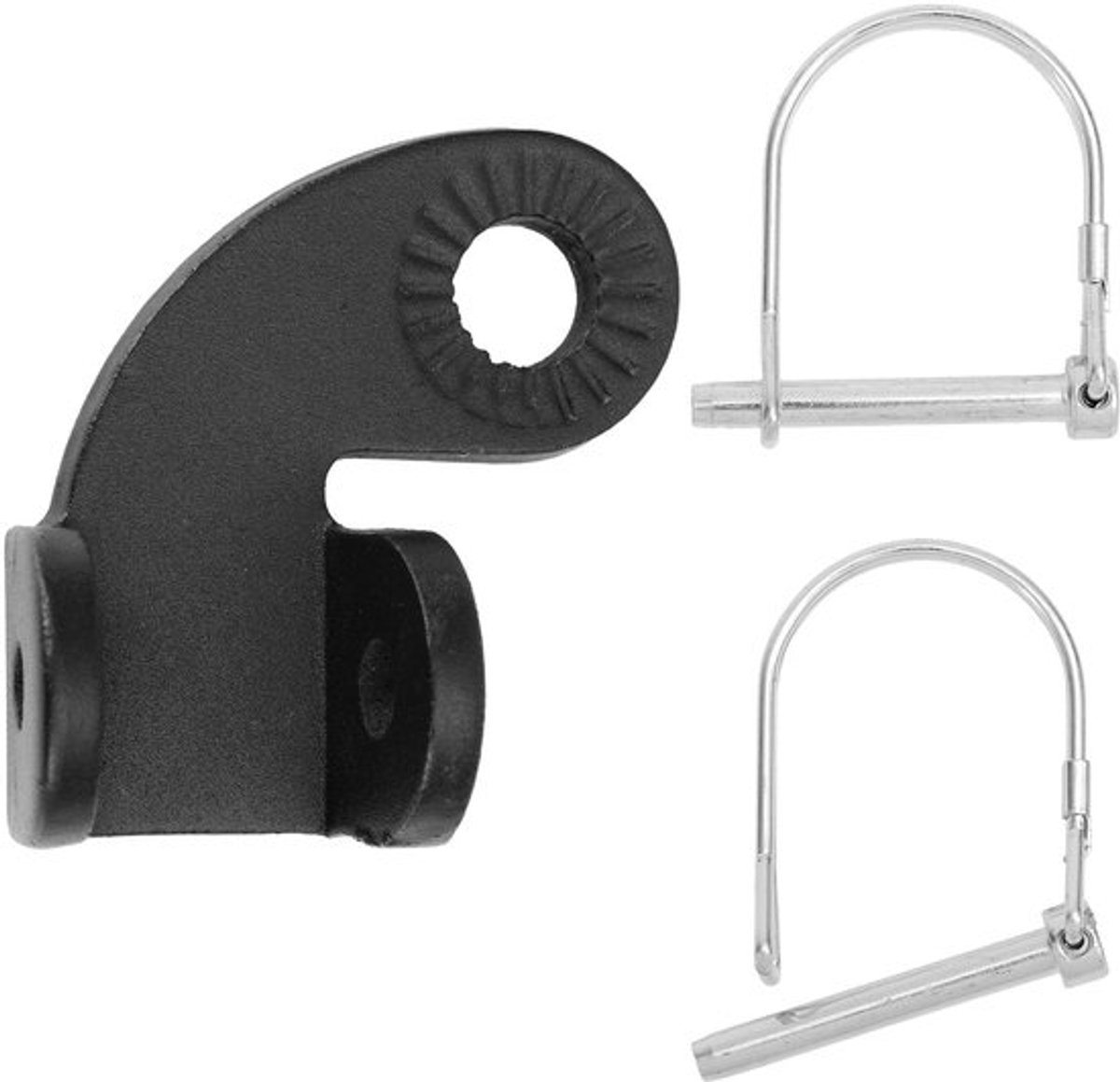 Adapter voor fietsaanhanger met stalen koppeling, geschikt voor Burley Bee en oudere modellen, inclusief bevestiging voor schijfremmen voor veilige verbinding