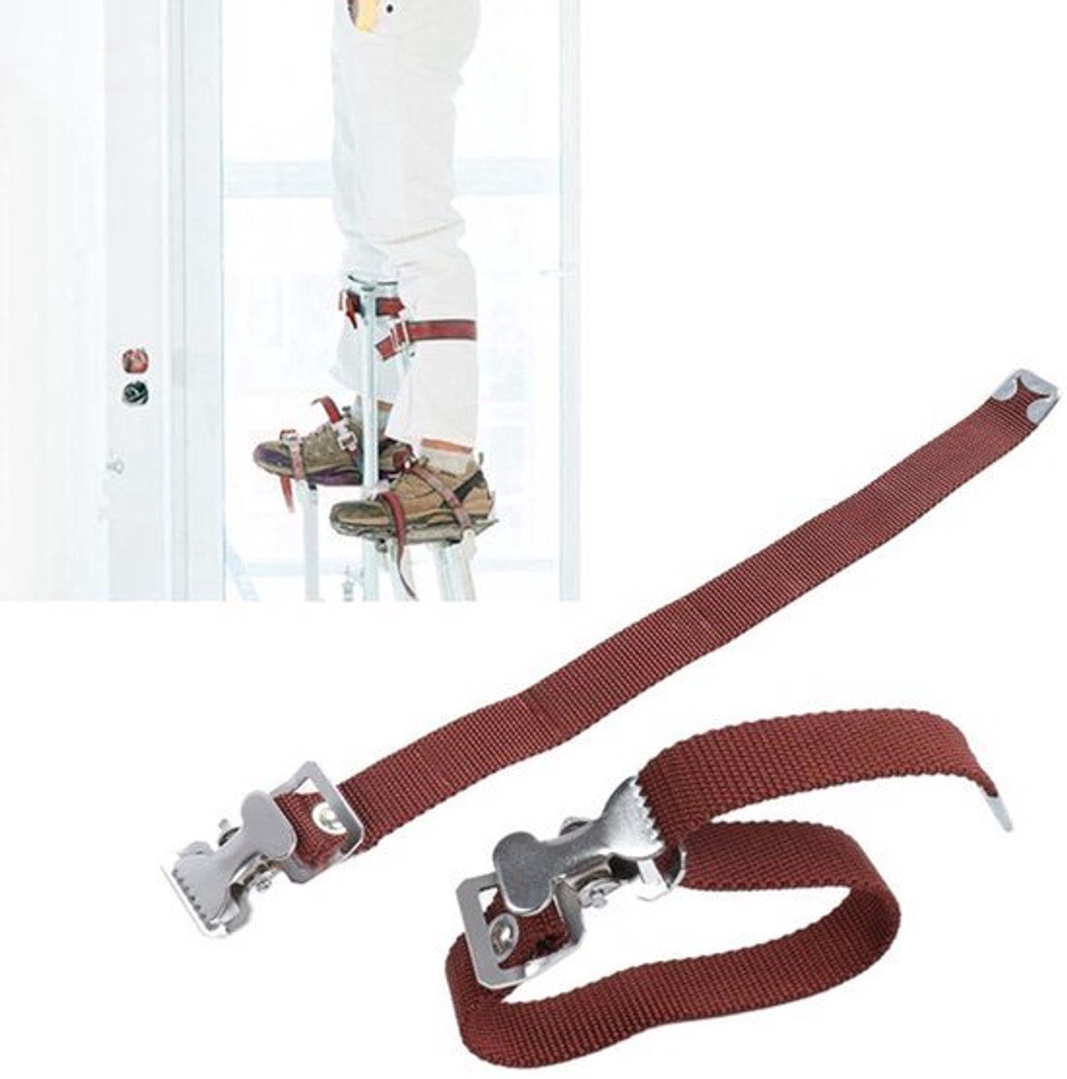 Drywall Stelten Kit - Set van 2 Leg Loops - Verstelbaar en Duurzaam - voor Stucadoorswerk en Schilderen van Muren