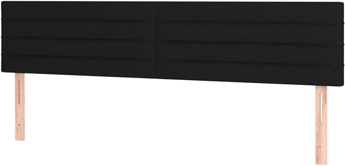 Hoofdborden Set - Bed Hoofdbord - Bedombouw Compleet Maken - Verstelbare Hoogte - 80 x 5 x 78 cm - Zwart