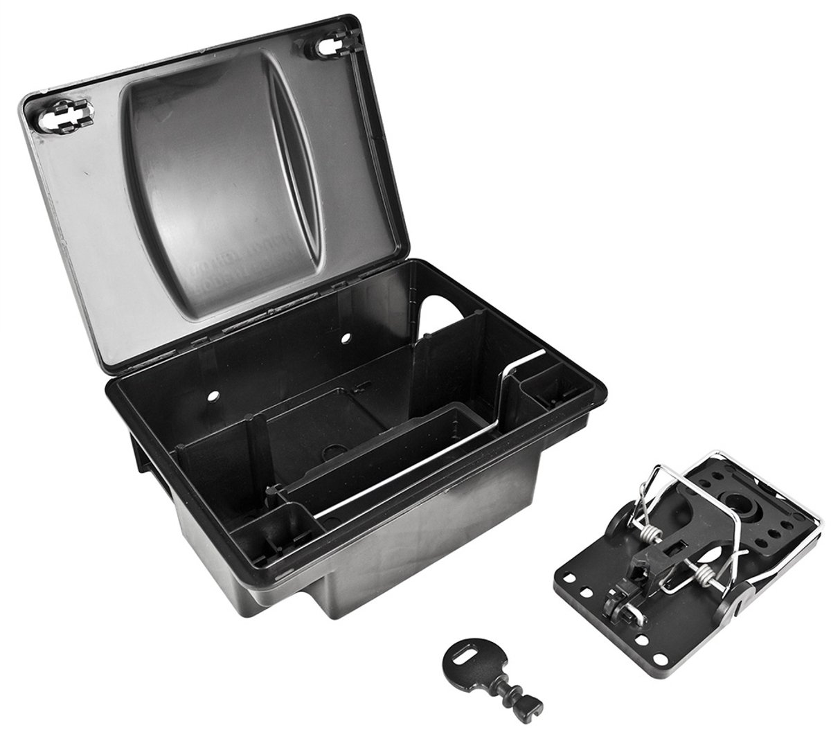 Aasstation Rattenset Aasbox Box Tuin Muizenval Muizen met klikval Rattenaasbox Rattenaasstation Rattenval Kinderen Huisdierveilig Petigi