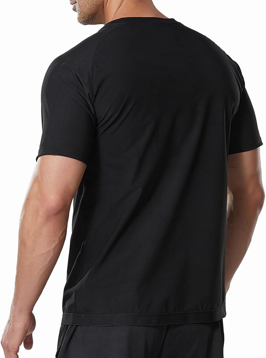 Sauna Sweat Shirt voor Gewichtsverlies, Korte Mouwen, Neopreen Trainer, Lichaamsvormer en Sportoutfit voor Effectieve Training en Slanker Lichaam