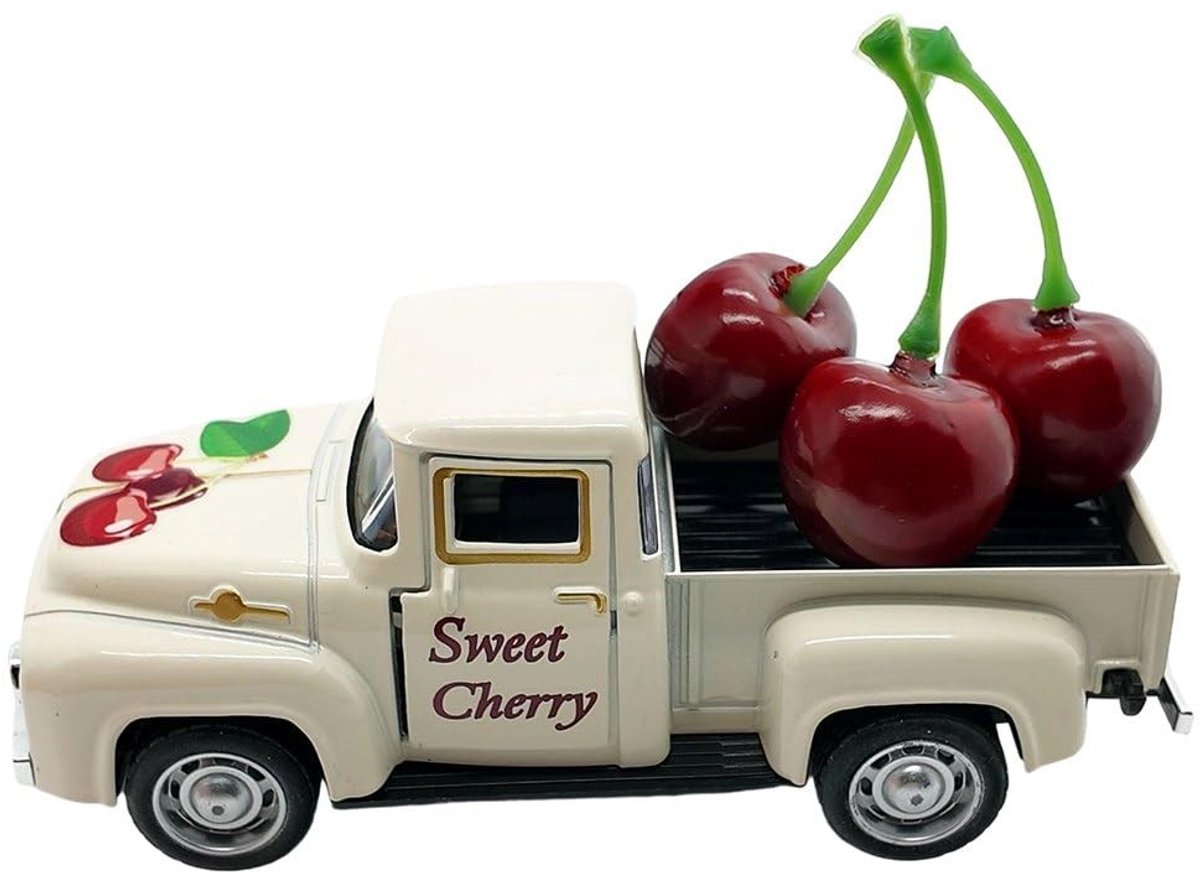 Vintage Truck Model - Metaal - Wit