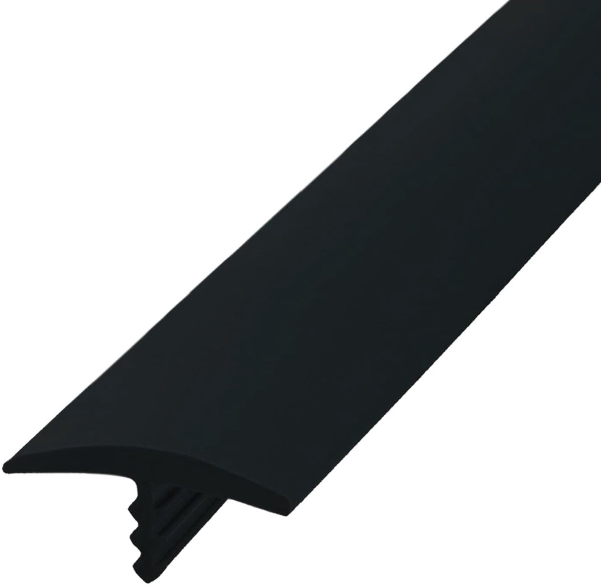 T-vormige randafwerking - Zwart - 6 meter