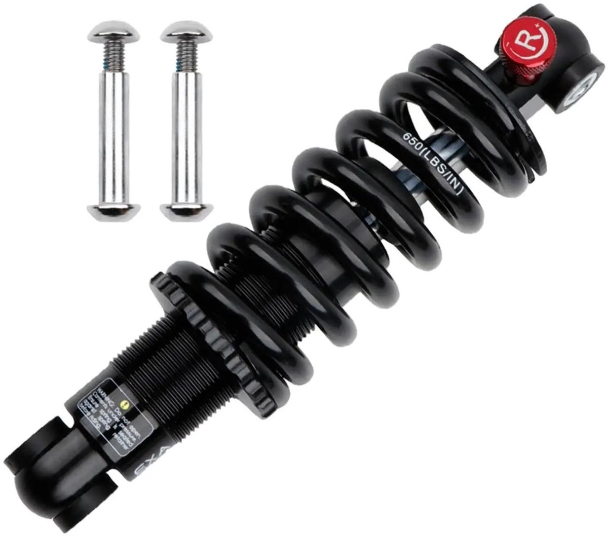 Fietsschokdemper 165 mm - Verstelbaar voor MTB en racefietsen