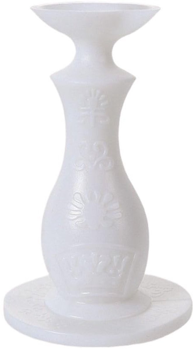 Vloerdeurstopper - Silicone Wandbescherming Wit, 2 Stuks