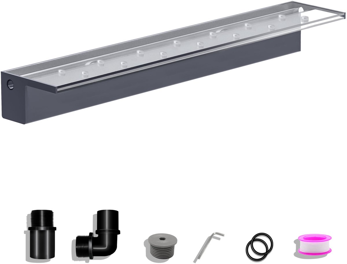 Waterval Set - 90cm Acryl met Accessoires voor Tuin en Patios