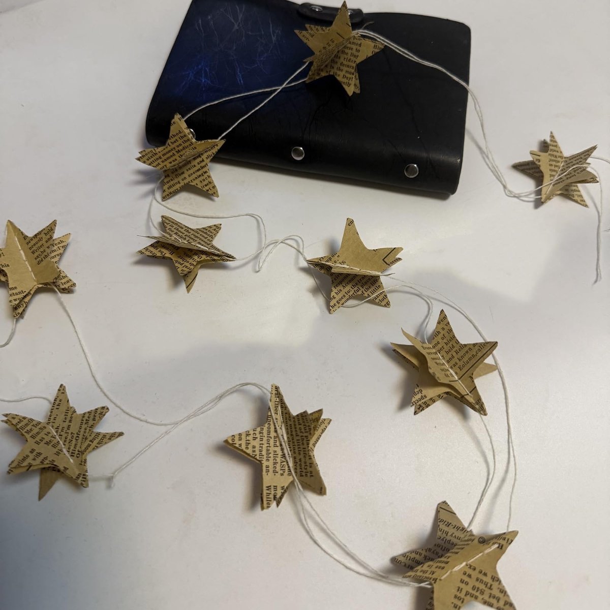 3D Ster Garland - Vintage Papieren Banner Decoraties