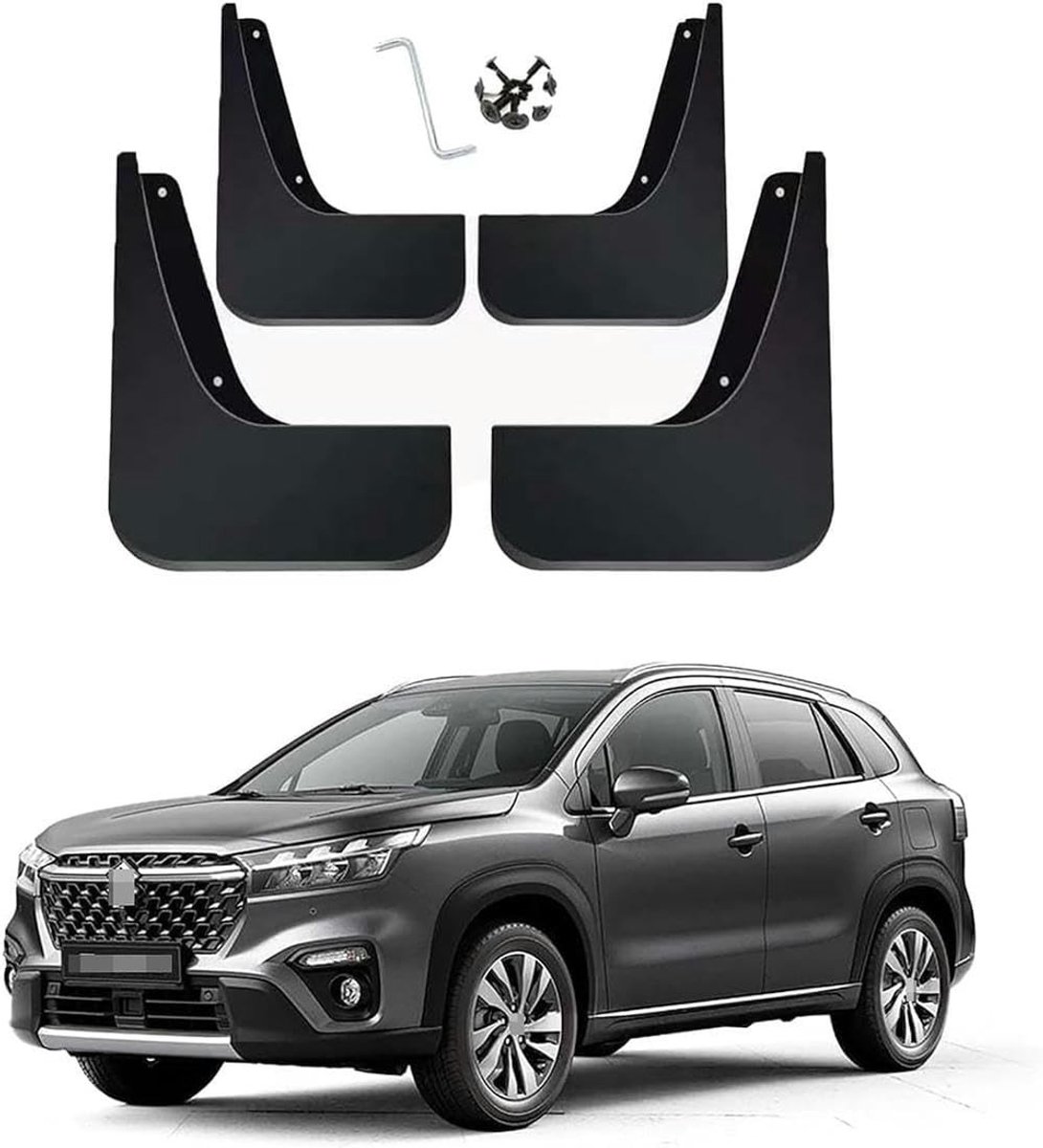 4 Stuks Mud Flaps - Geschikt voor Suzuki S-Cross III 2022