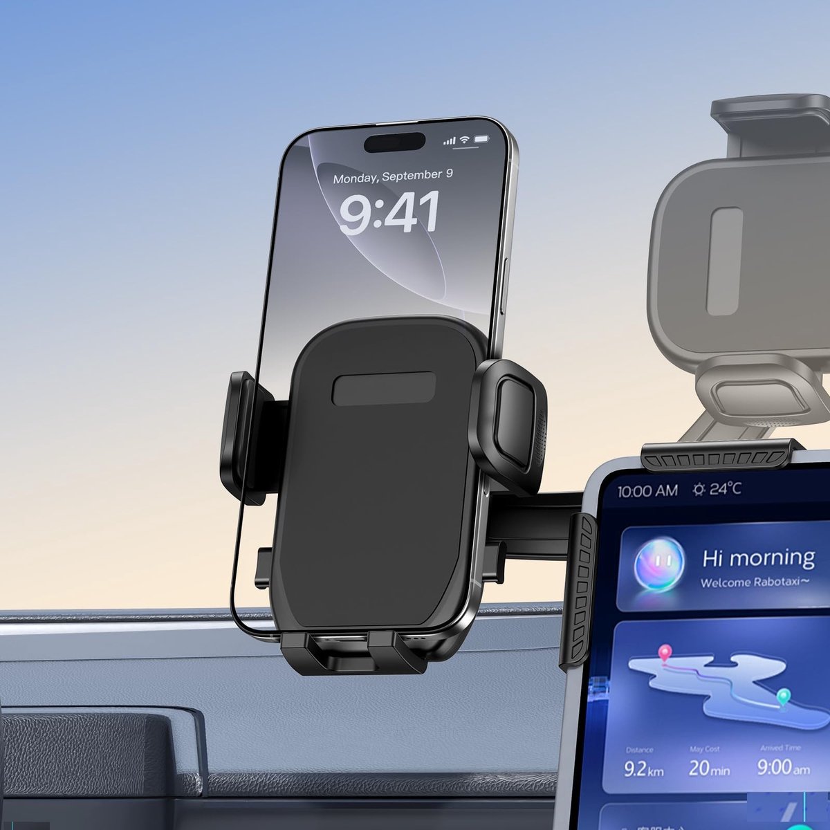 Auto Telefoonhouder Screen Mount - Verstelbaar voor C5 Aircross 2017-2025