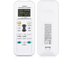 Universele Afstandsbediening voor Airco's, Compatibel met Daikin, LG, Gree, Midea, Haier, Hitachi en Meer - IR Vervangingsremote voor Meer dan 1000 Merken