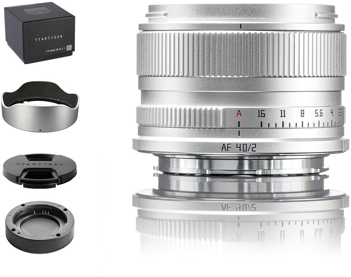 40mm f/2 Autofocus Lens - Silver voor L-Mount