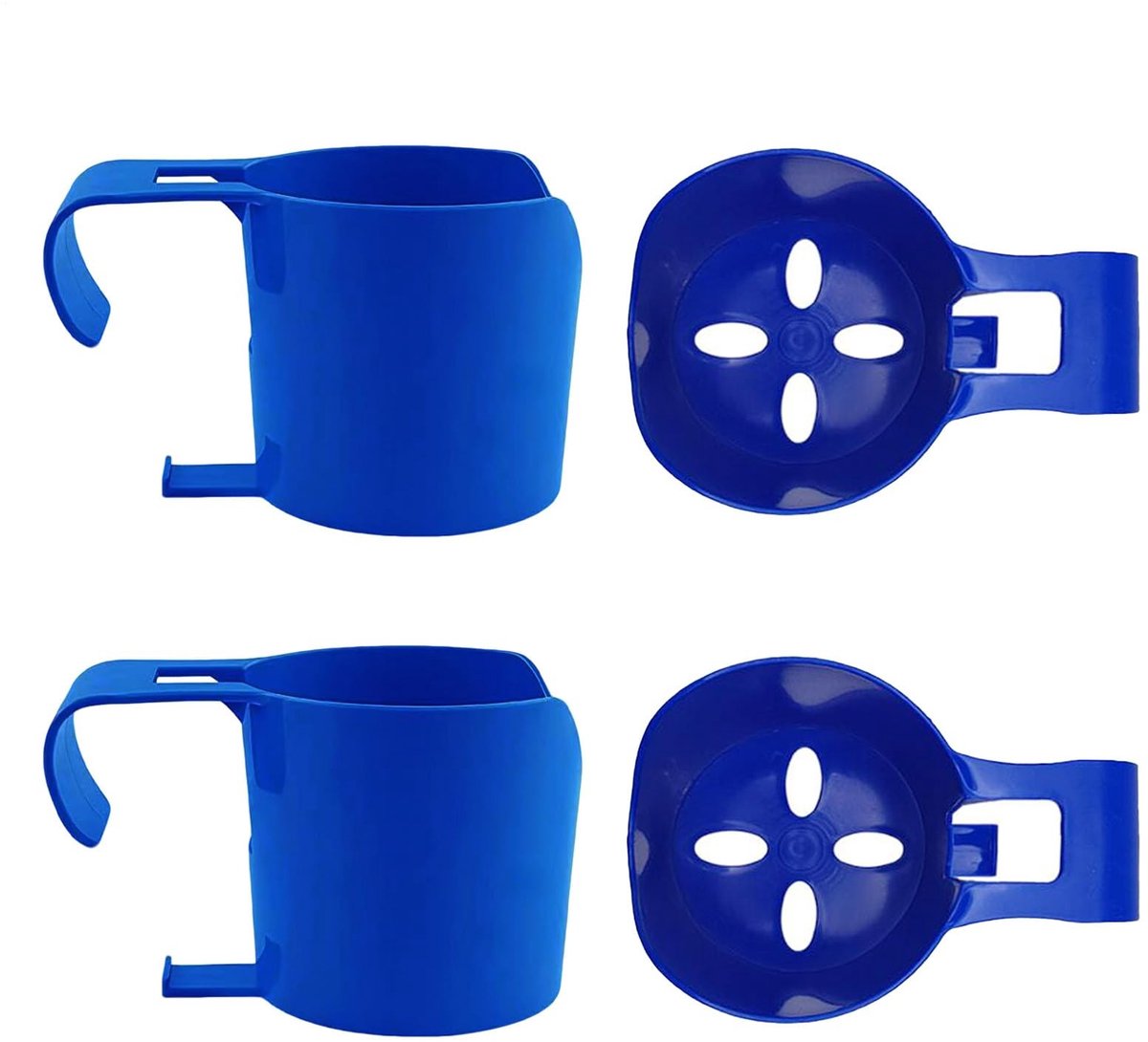 Pool Drink Holders - Spill Proof Organizer voor Accessoires - Blauw