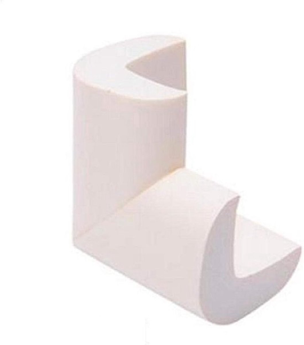 Hoekbeschermers - Tafelbeschermers Bureau - Kinderen Beschermen - Zacht PVC Materiaal - 8 Stuks - Wit