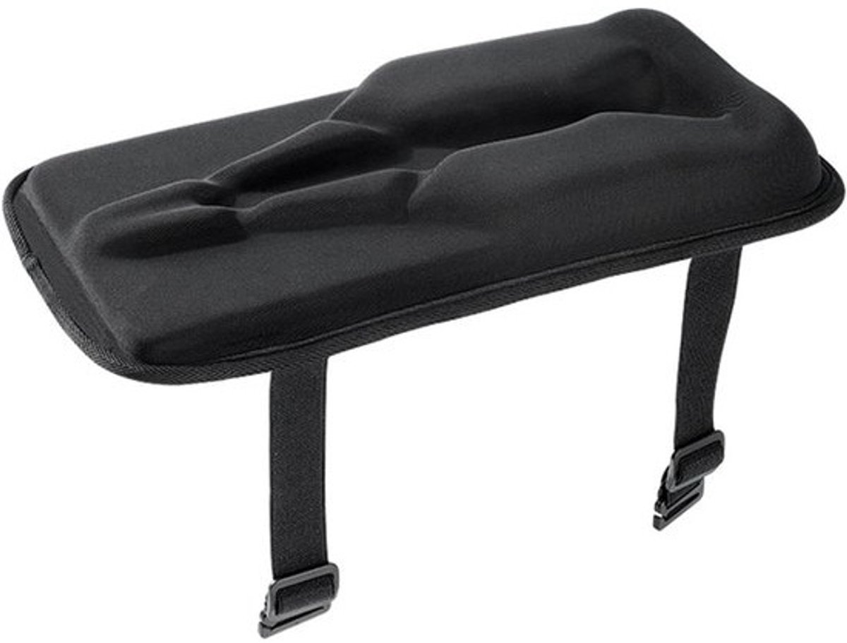 Fietsachterzitje - Fietsstoel Bagagedrager - Comfortabel Fietsen - Ergonomisch Ontwerp - 37 x 20 x 4 cm - Zwart