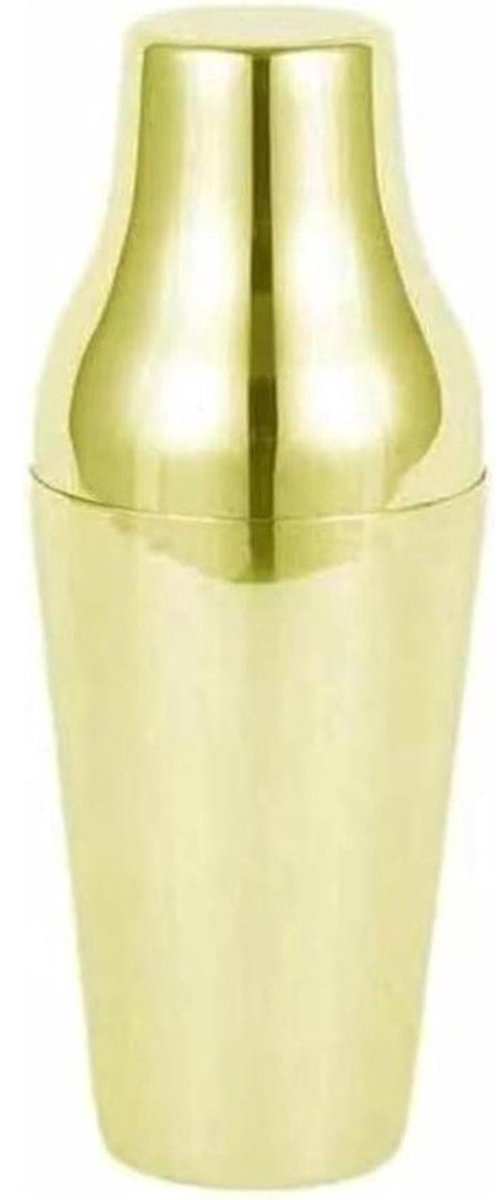 Cocktailshaker Set - Bar Blender Wijn - Cocktails Maken - Roestvrij Staal - 1200 Gram - Goud