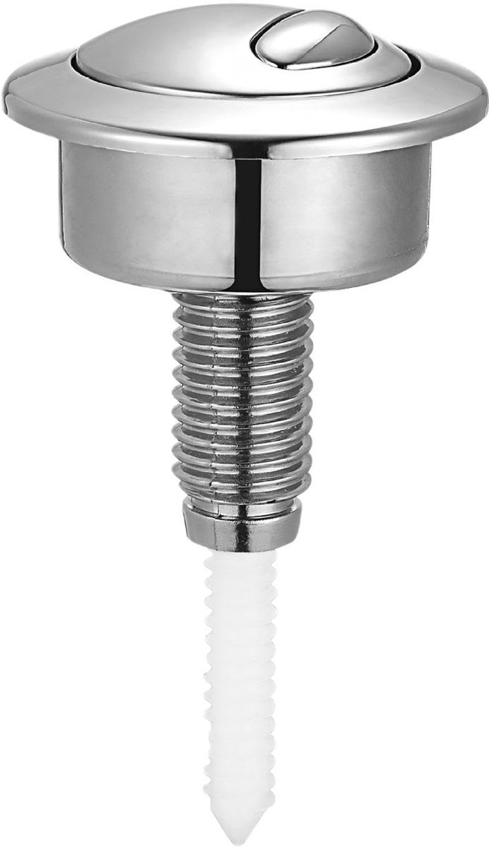 Toiletspoelknop voor Siamp Optima 49 - Duurzame dubbele spoeling - Geschikt voor stortbakgaten 38-42 mm