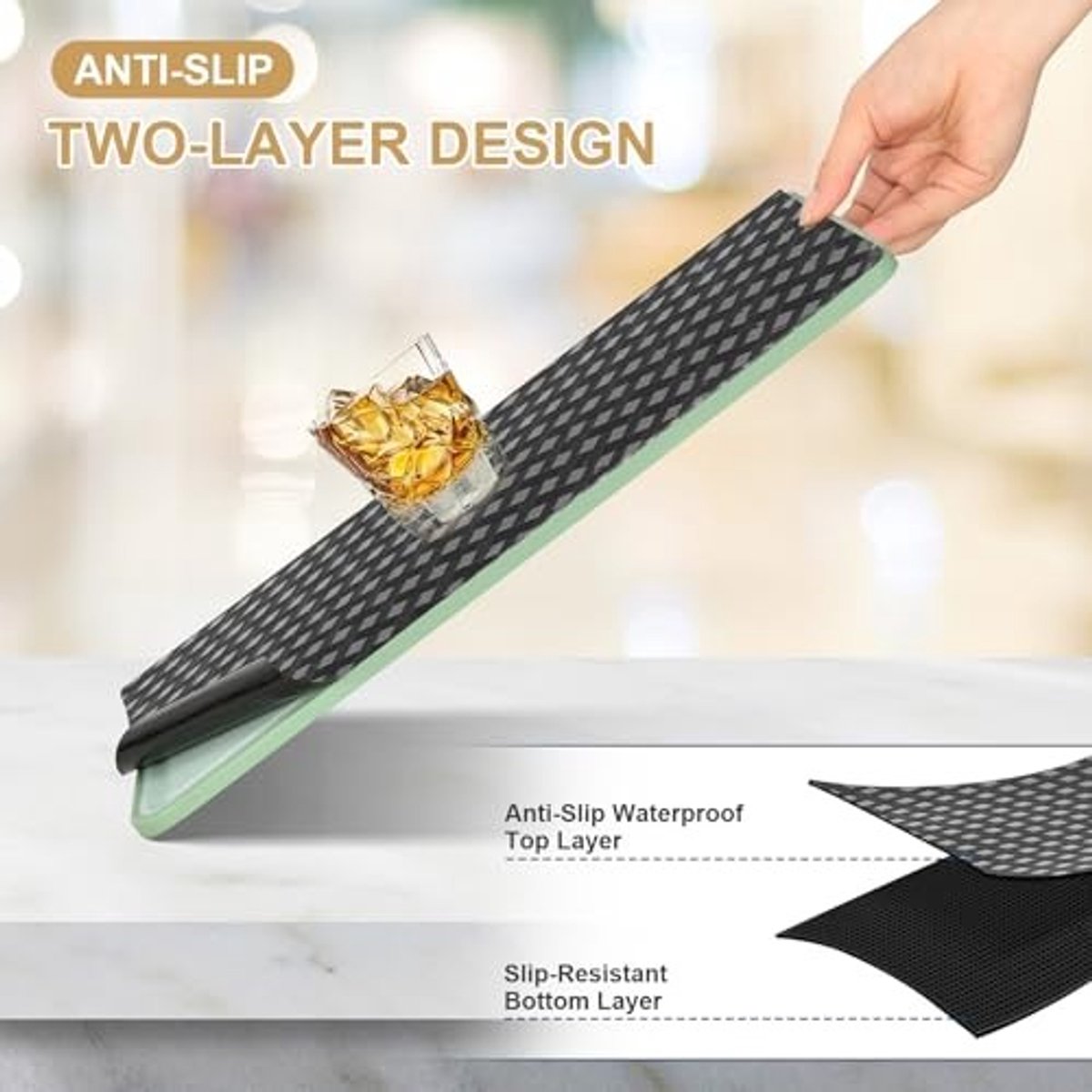 Lade mat - Antislip mat 30 cm x 400 cm