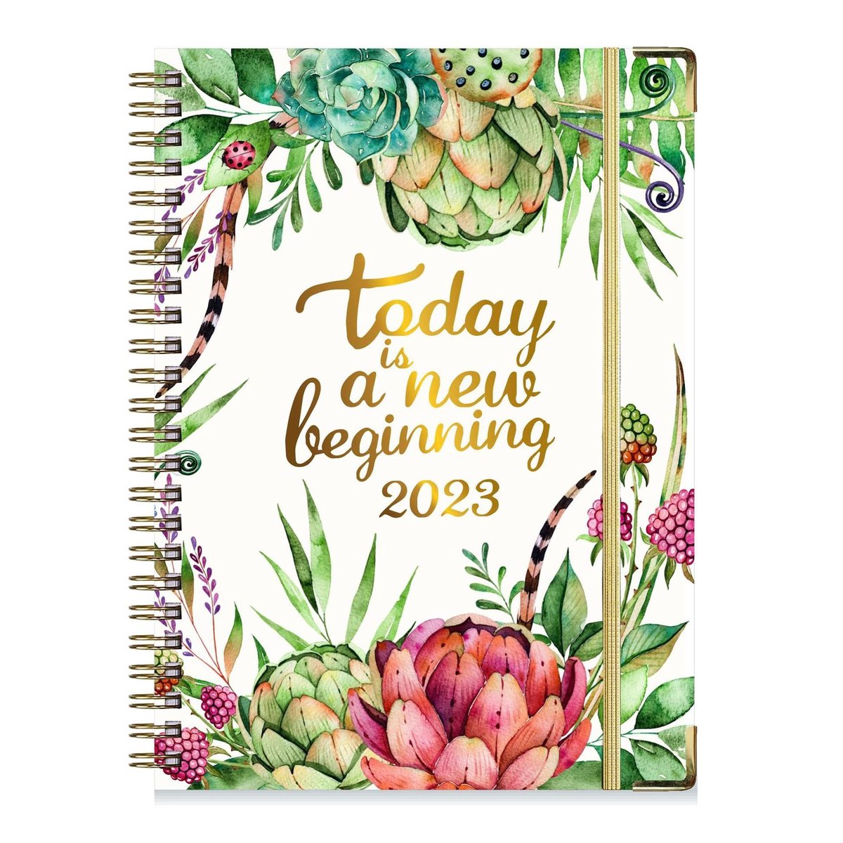 Dagelijkse planner 2023 - Hard cover met rugzak