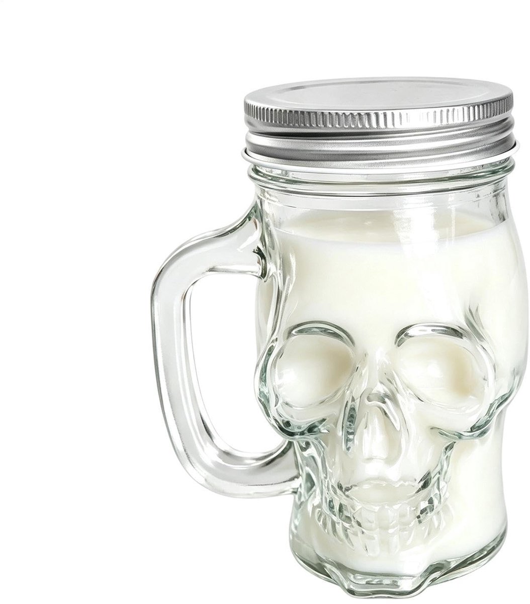 Bierpul 500ml - Glas met doodshoofdontwerp