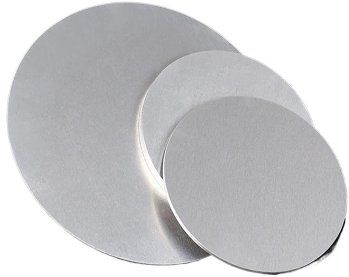 Aluminium schijf - Ronde plaat - Diameter 150 x 3,0 mm - Zilver