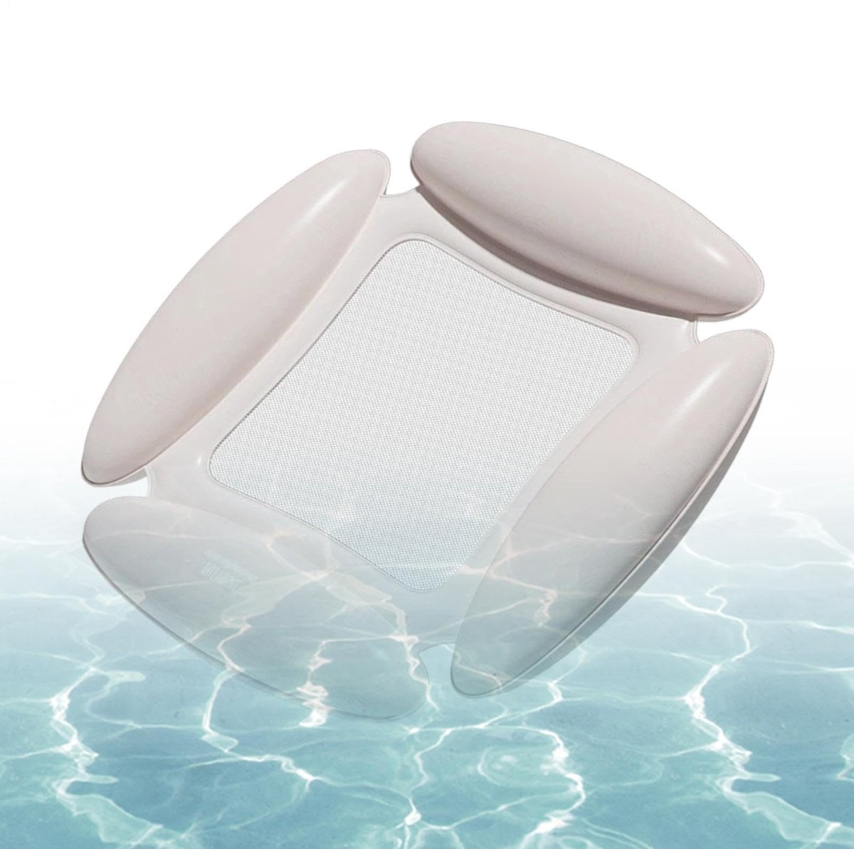 Zwembadband met ergonomische hoofdsteun - PVC