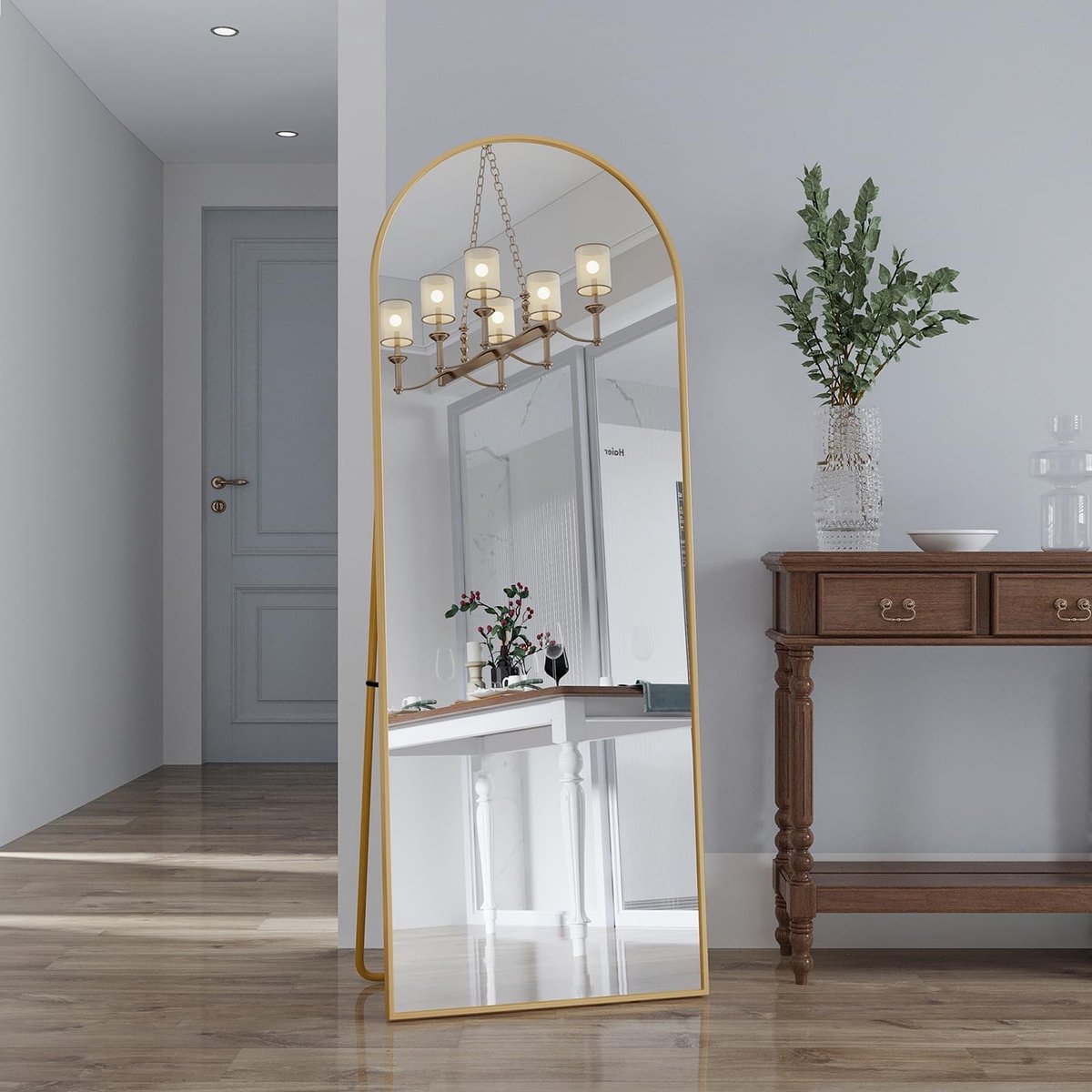Staande Spiegel - Volledige Lengte - Goud - 162 x 53 cm