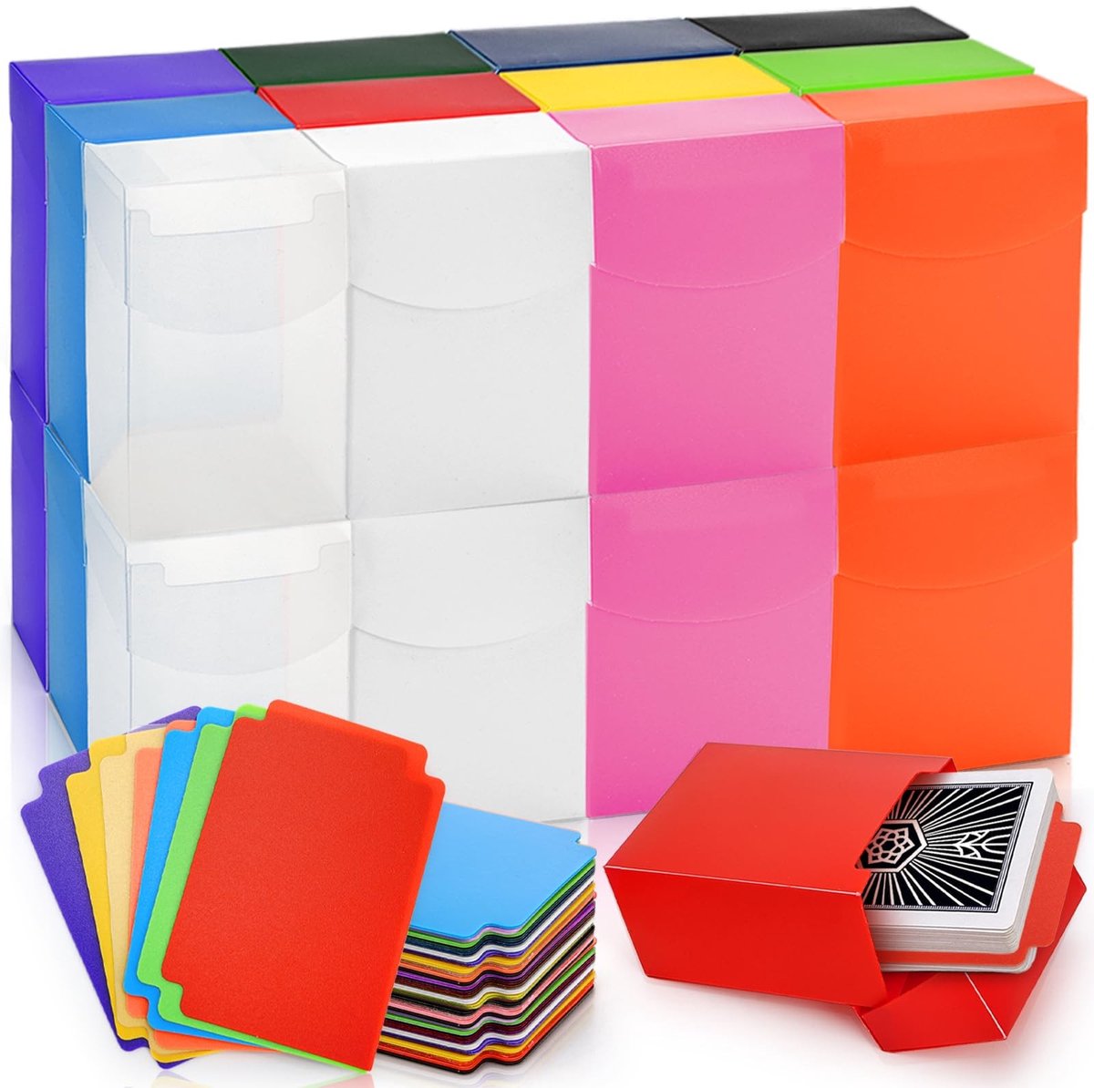 Set van 24 Kaartdozen met Verdeler - Voor Verzamelkaarten