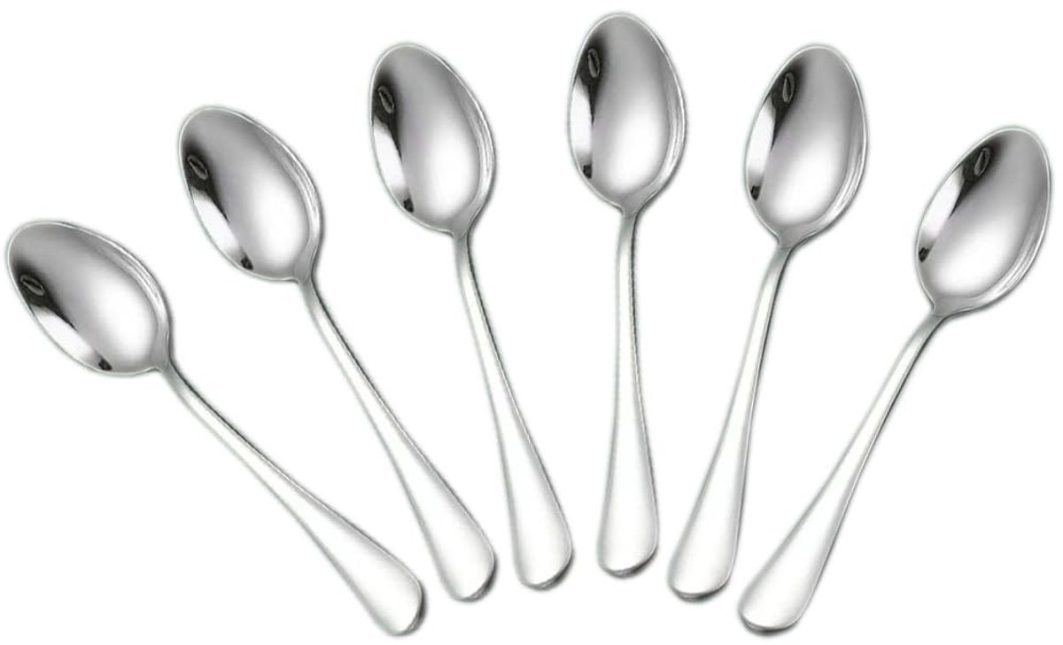 Set van 6 Mini Espresso Lepels - 10 cm