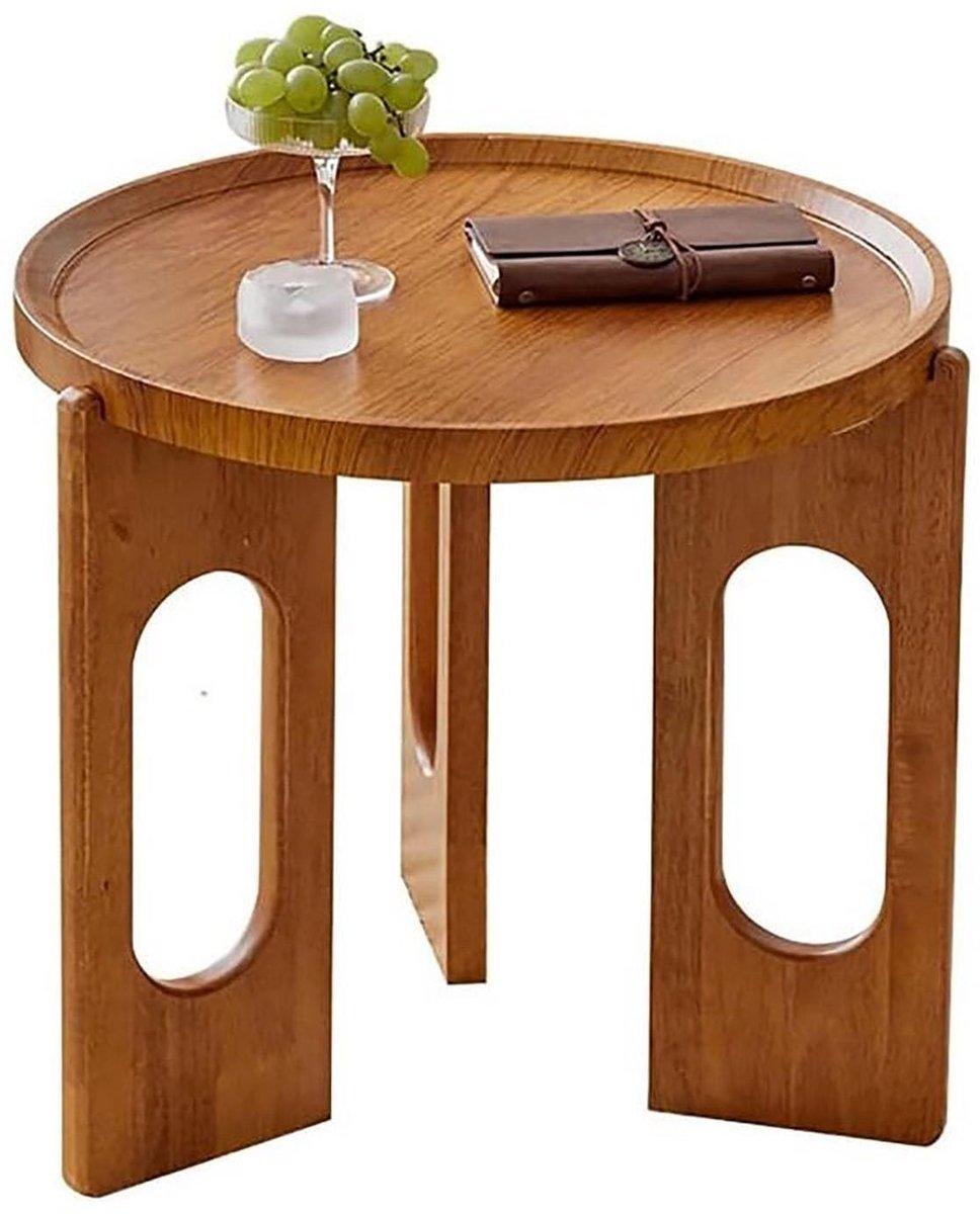 Bijzettafel - Multifunctioneel - Houten Poten - 50 x 48 cm