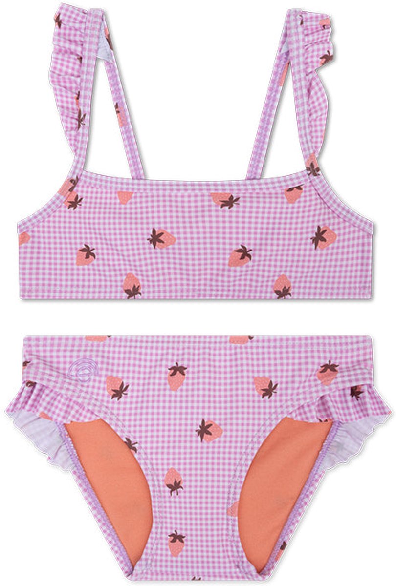 Swim Essentials Bikini - Roze - Aardbeienvelden - 86/92