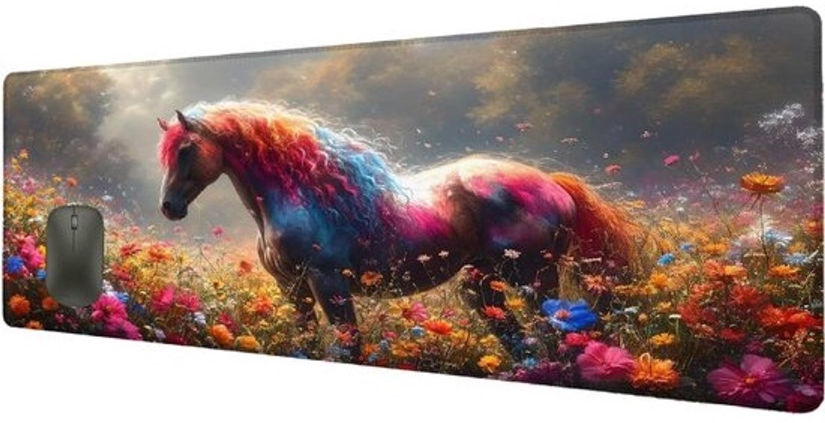 XXL Muismat - Bureauonderlegger Grote Muismat - Precisie Gaming - Waterdicht Antislip - 700x300mm - Veelkleurig