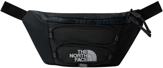 Zwart The North Face heuptasje met elastische koordjes en logo.