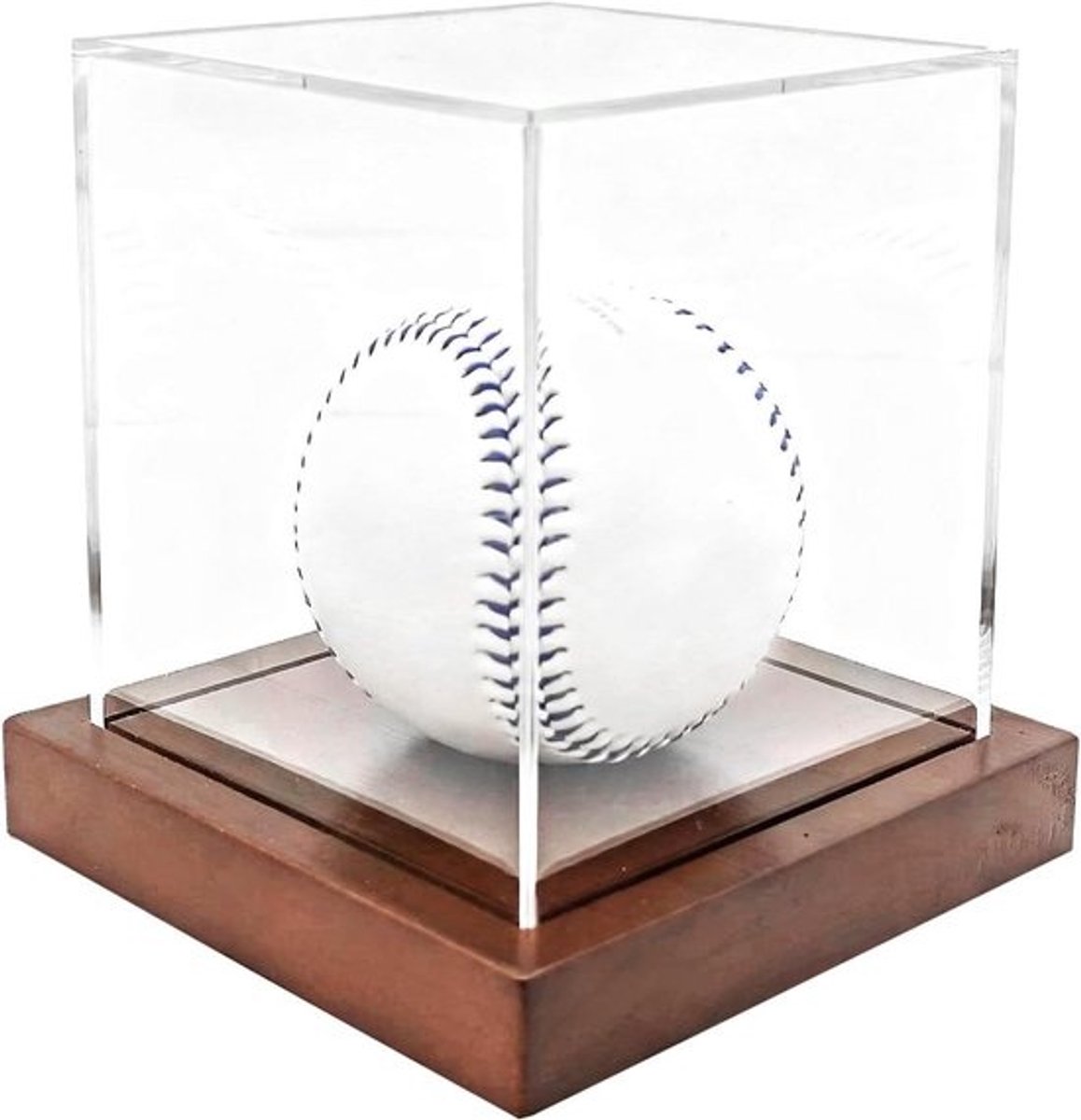 Honkbal Display Box - Bal Presentatiehoes - Verzamelobjecten Tonen - Stabiele Balhouder - 12.5 cm - Transparant