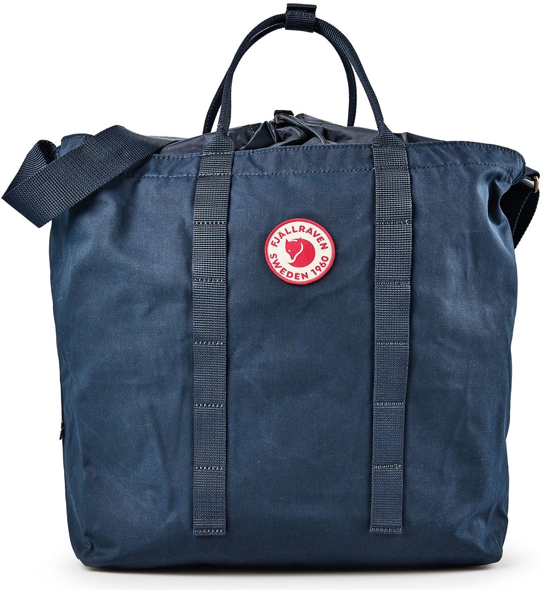 Fjällräven schoudertas laptoptas met laptopvak 1960 Tote Navy donkerblauw