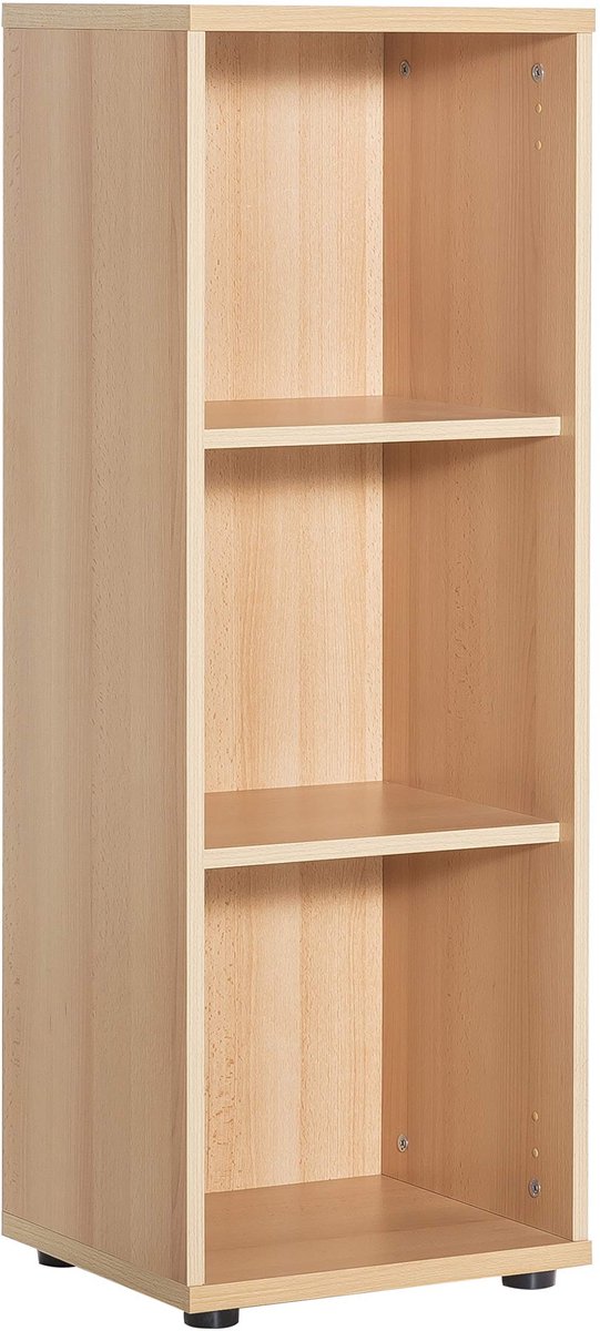Smal Staand Rek - 2 Planken voor Kantoor - 39,5 x 34,5 x 111 cm - Samerberg Beuken Decor