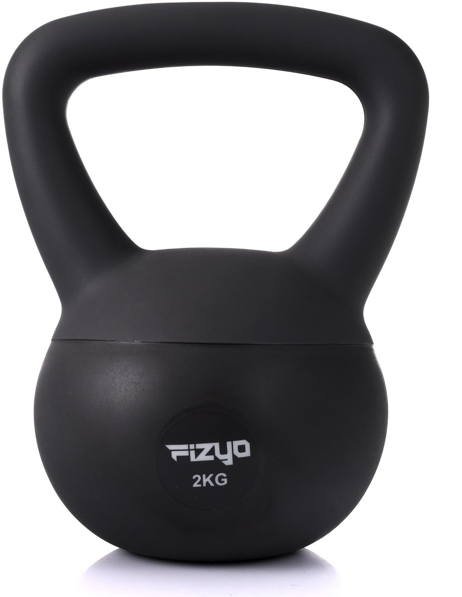 Soft Kettlebell - Antislip handgreep en vloerbeschermend PVC - 2 kg