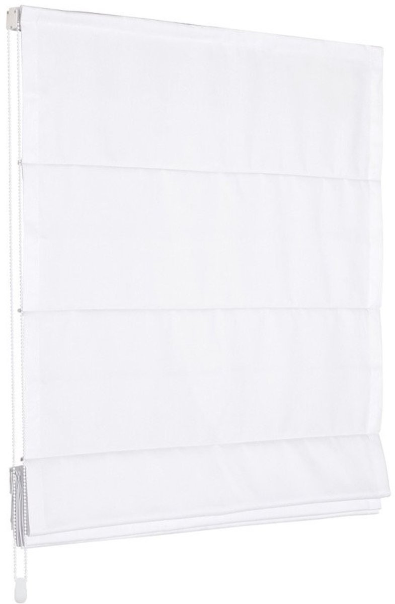 Roman Blind - Lichtfilterend - 100 x 240 cm - Wit