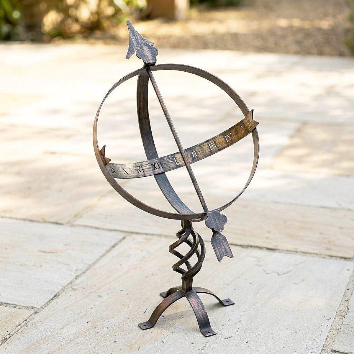 Tuin Klok - Weerbestendig Metalen Zonnedial 70cm