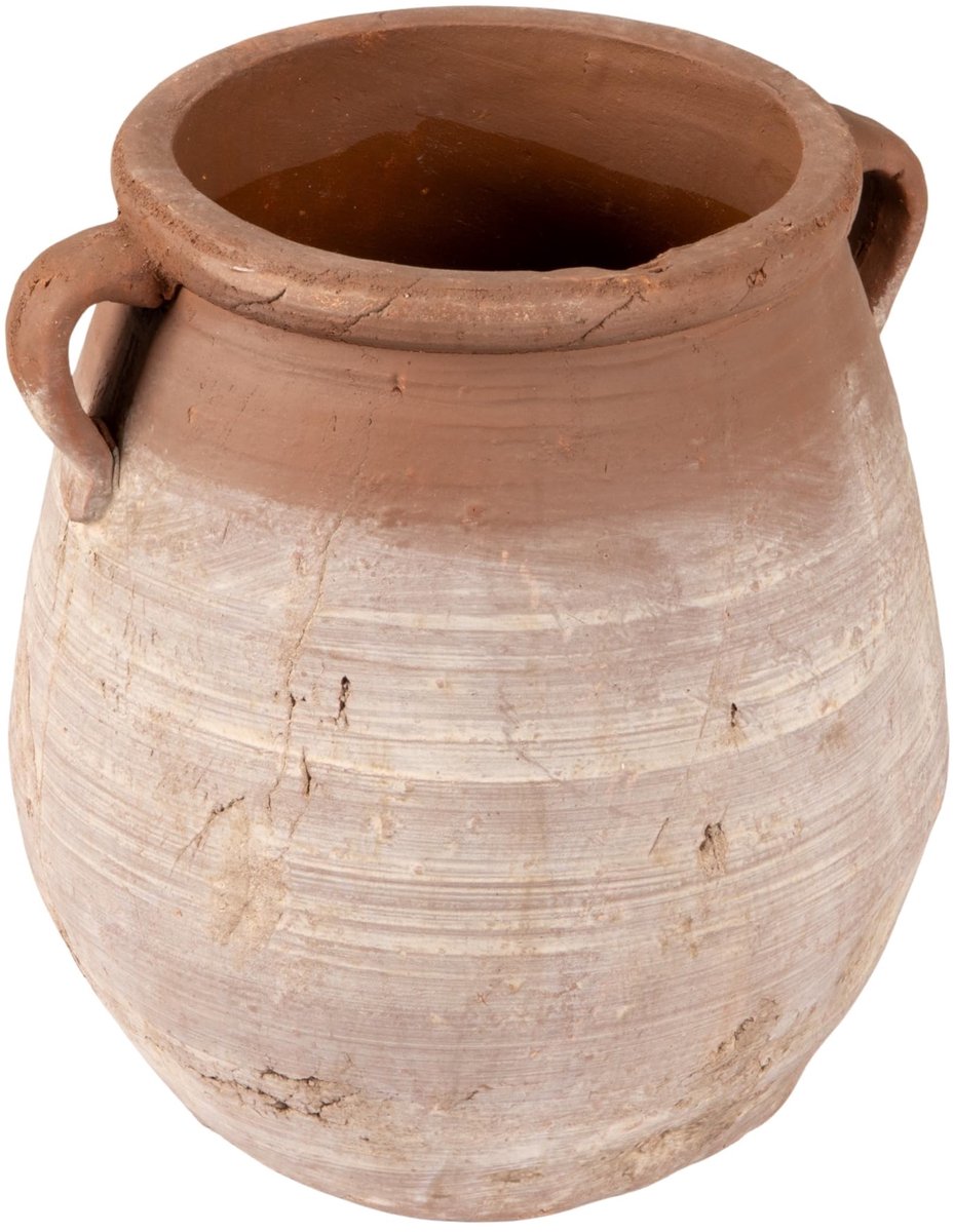 Terracotta Urn - Oranje - 14 Inch Hoog