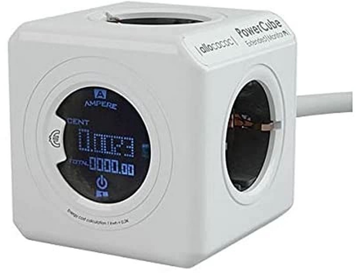 Monitor Stekkerdoos Type F - Wit
