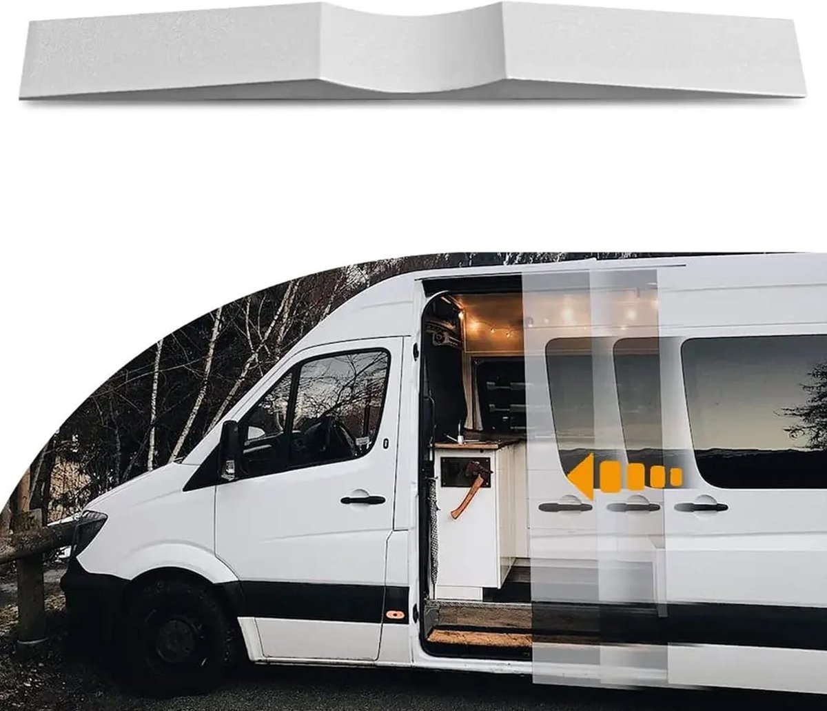 Sliding Deurstoppers voor Busjes - Universele Pasvorm van Aluminium